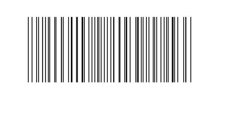 bar code on white background