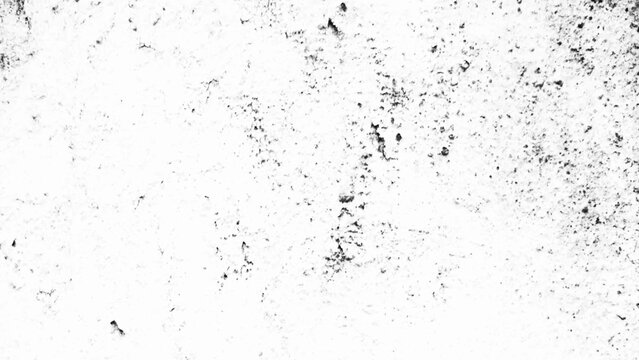 Distressed white concrete wall background with mottled dark textures and dusty spots for creative graphic design projects industrial style interior wall surface texture materials and mockups