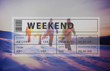 Fototapeta premium Holiday Travel Tourism Relaxation Graphic Concept