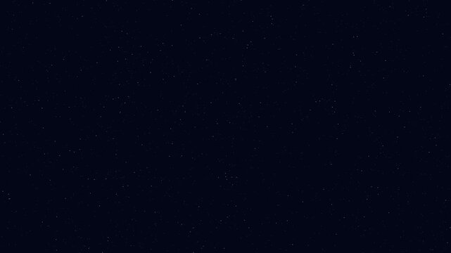 Seamless loop starry night sky animation with shooting stars meteor shower on deep blue background overlay