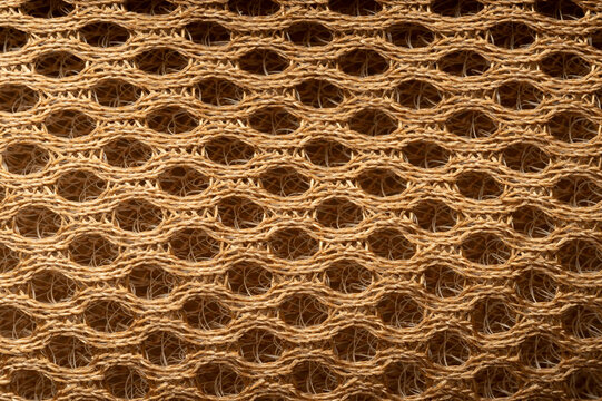 Brown cloth filter with circle holes