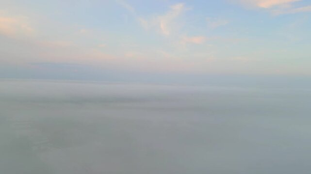 Sunrise Above the Clouds Over Colombo City, Sri Lanka