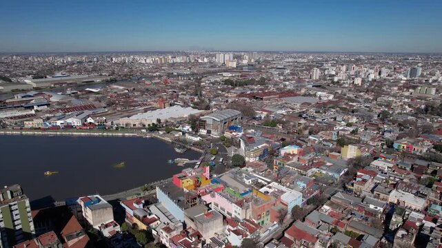 La Boca Buenos Aires City Drone 4k 10