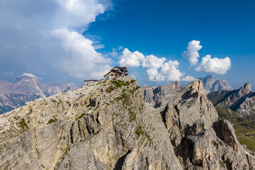 Nuvolau is one of the most scenic peaks and a brilliant attraction in the Dolomites. Alps, Italy © Tomasz Warszewski