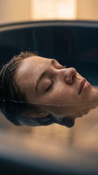 young man getting spa treatment