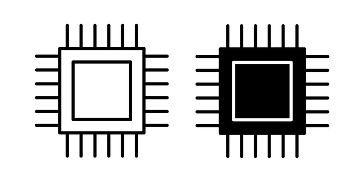 Chip icon vector logos series
