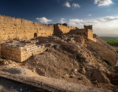 destruction of the walls of jericho crumbling medieval castle fort walls tactical brilliance behind the toppling of jericho s formidable ramparts in vivid detail walls of jericho collapsing
