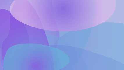Naklejka premium Abstract Blue Technology Lines Wave Background - Futuristic geometric glowing wave lines on deep blue gradient backdrop