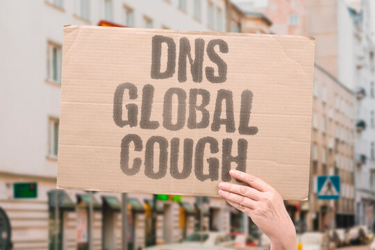 "DNS Global Cough" A root nameserver hiccup breaks half the internet. DNS. ROOT. NAMESERVER. HICcup. BREAK.