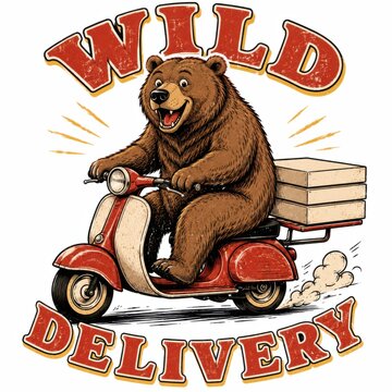 Pizza Delivery Bear