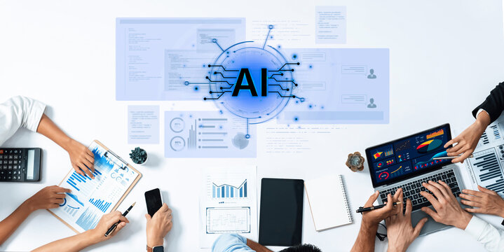 Futuristic software development concept featuring AI pair programmer, automated AI code generation, and real-time AI debugging. Ideal for DevOps and tech AI innovation. Corpus