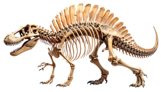 Close-up of a striped zebra skeleton in natural pose.