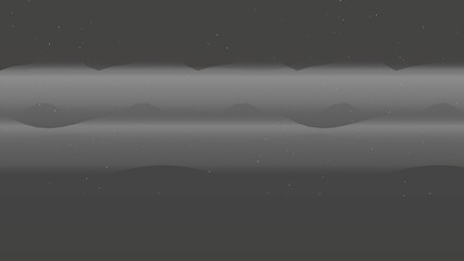 Fototapeta premium Cinematic grey horizon line with sparkling dust particles and soft glow for backgrounds.