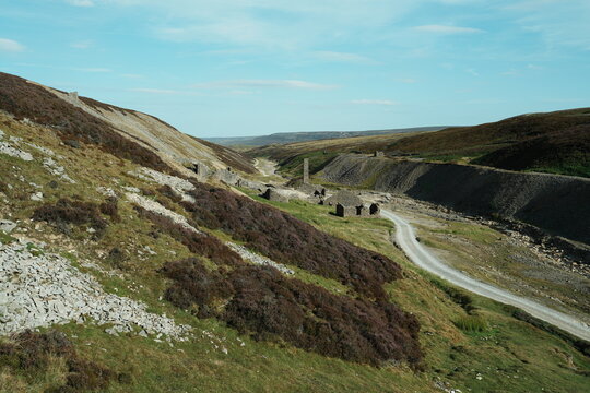 Old Gang Smelt Mines, Surrender Bridge,  Swaledale, Yorkshire Dales, North Yorkshire, UK