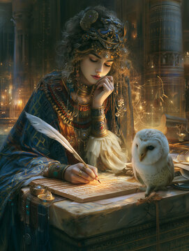 The Scribe Who Listened to the Night. Generative AI