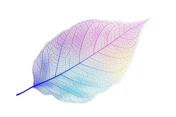 Naklejka premium Leaf shape plant white background invertebrate.