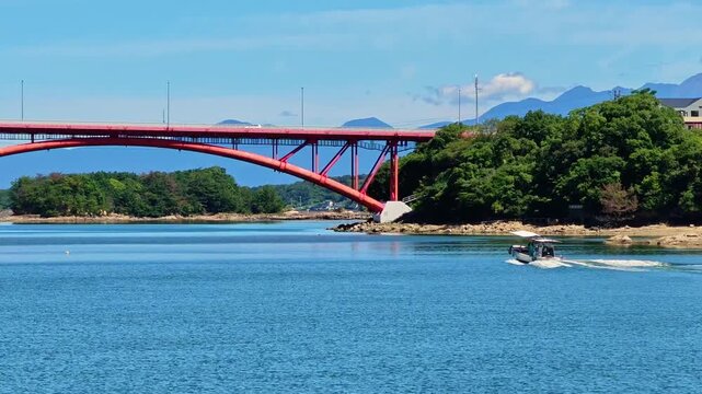 夏の天草5号橋　松島橋