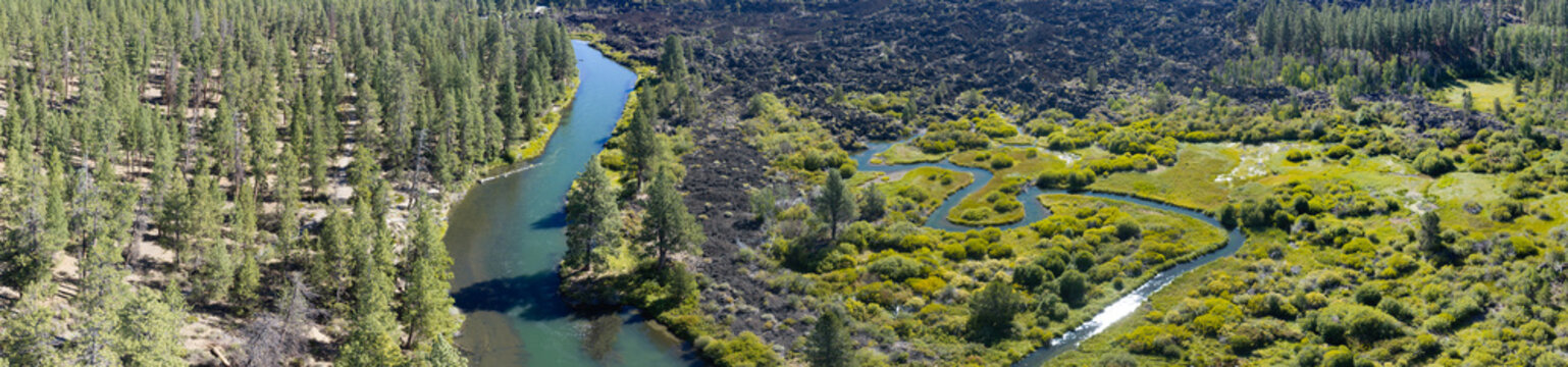 The scenic Deschutes River is a scenic 252-mile tributary of the Columbia River in Central Oregon. It flows through Bend and offers whitewater kayaking, rafting, paddle boarding, and great fishing.