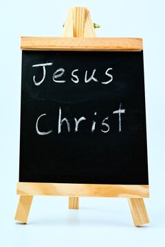 Chalk Blackboard Jesus Christ