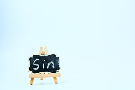 Chalk Blackboard Sin