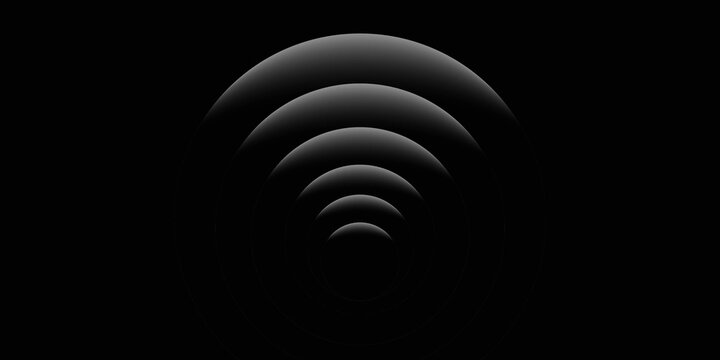 sensor waves set icon on grid transparent, ripple white color, sound wave light effect, radar and sonar digital technology, vector illustration