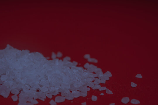 Organic White Sea Salt Pile