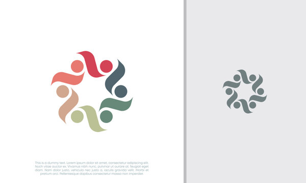 Global Community Logo Icon Elements Template. Community human Logo template vector. Community health care. Abstract Community logo
