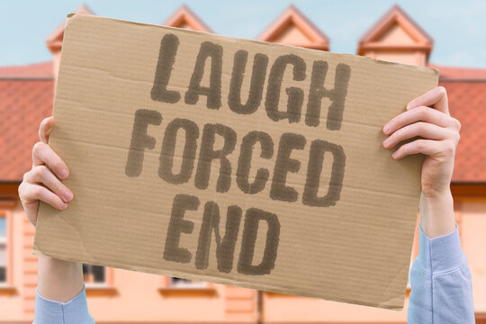 "Laugh Forced End" A date dies with polite, hollow amusement.