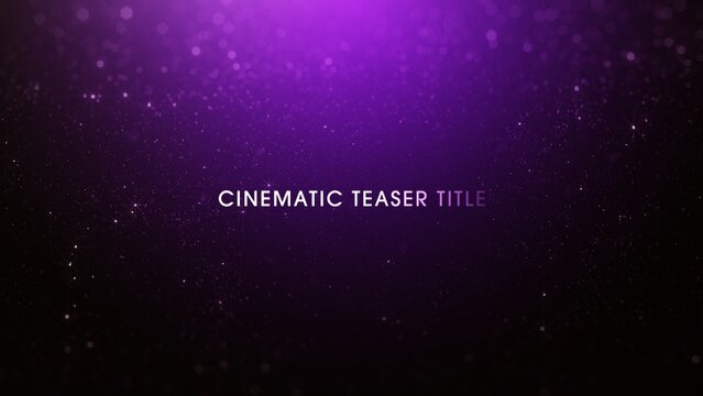 Cinematic Teaser Title