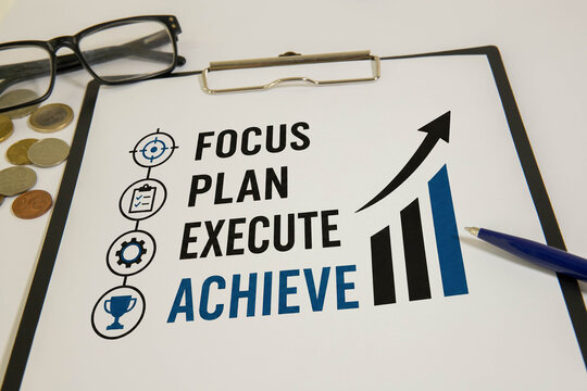 Focus Plan Execute Achieve Success.