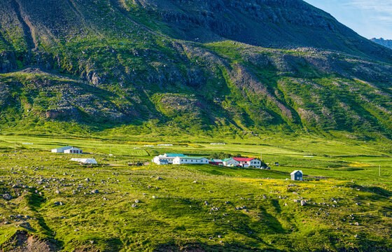 The Coast of Iceland near Seydisfjordur