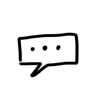 Chat Message Bubble Icon Vector