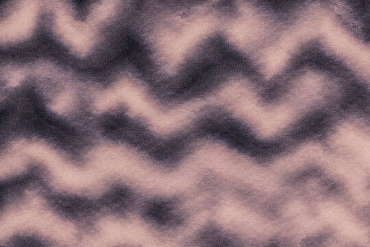 High-quality light pink and navy blue zigzag pattern real watercolor texture large background