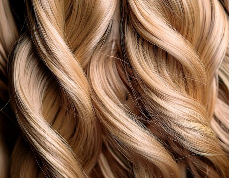 blonde dreadlocks hair displaying fibrous texture in a macro photography shot with sharp focus for hair salon branding and beauty product marketing