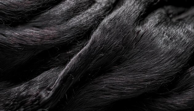 black wool felt texture displaying dense fibers in a sharp focus macro photography shot for luxury apparel and millinery branding