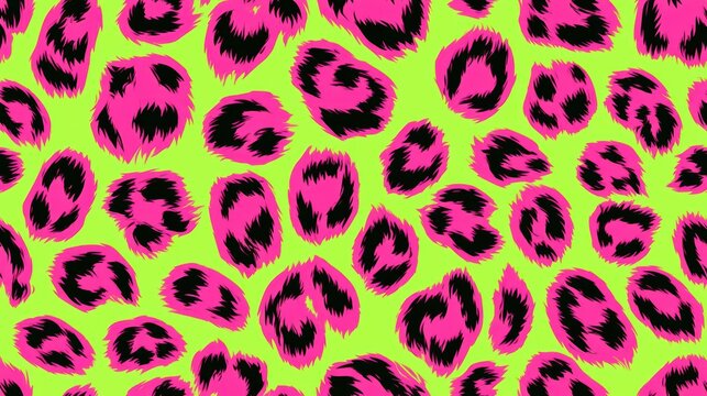 Seamless animal print,Colorful Leopard spots,Pink leopard print,green and yellow animal skin print of jaguar,hand sketched vector doodle wallpaper,cheetah,banner for background,trendy concept.