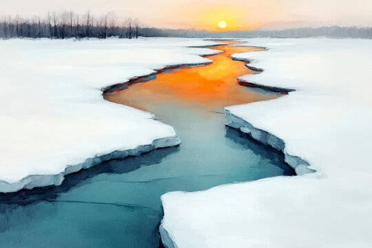 Snowy River Mountain Landscape