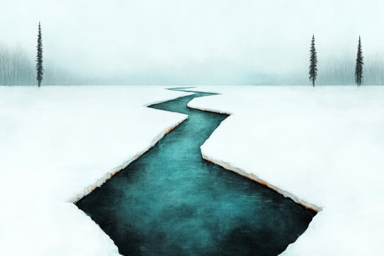 Snowy River Mountain Landscape