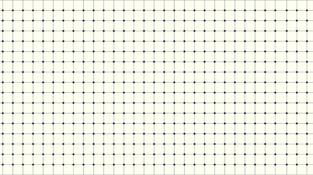 Animated Blueprint Grid Background with Dot Matrix Pattern Overlay
