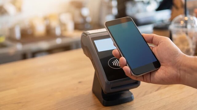 Instant Contactless NFC Payment via Smartphone Terminal