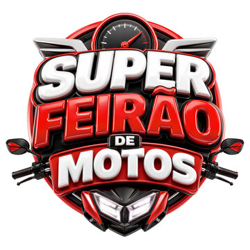 Motorcycle Mega Sale 3D Promotional Badges Collection