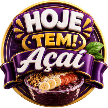 Acai Special 3D Promotional Badges and Labels Collection