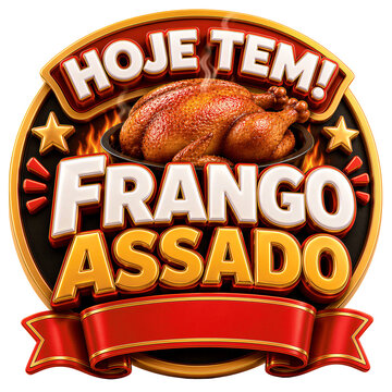 Chicken Special 3D Promotional Badges and Labels Collection