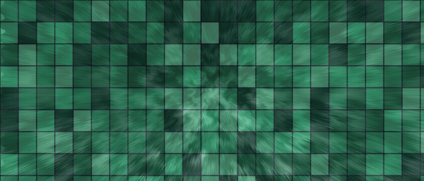 Pixel art maze game level with green and red blocks