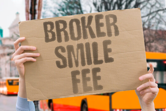 "Broker Smile Fee" A nod over a dubious lease clause. A nod over a dubious lease clause. Apartment. Negotiation. Paper. Cost.