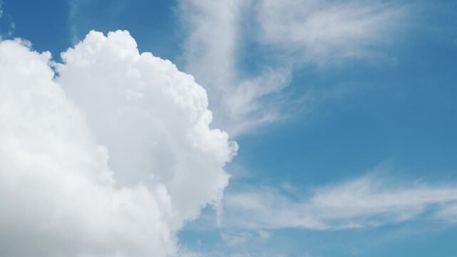 青空に広がる積雲