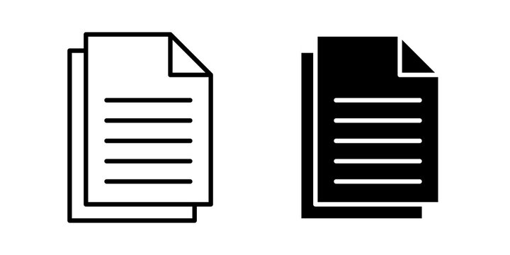 Duplicate icon solid pictograms series