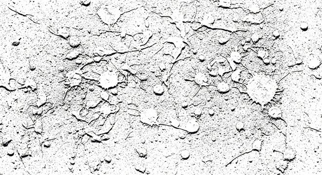 Close up of cracked white textured surface pattern.