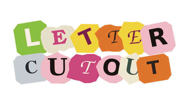 Colorful wooden letter cubit blocks spelling cuzout