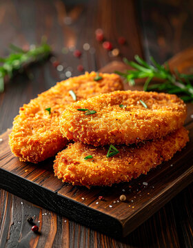 Milanesas en tabla